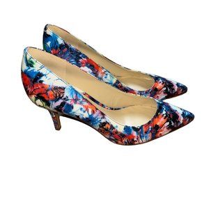 Marc Fisher Floral Stiletto Heels - size 8